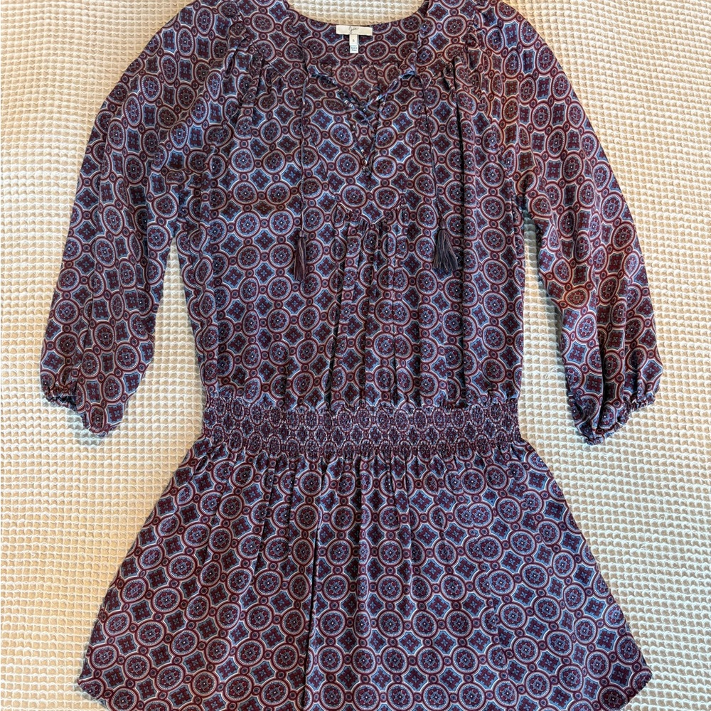 Joie Purple Geometric Dress